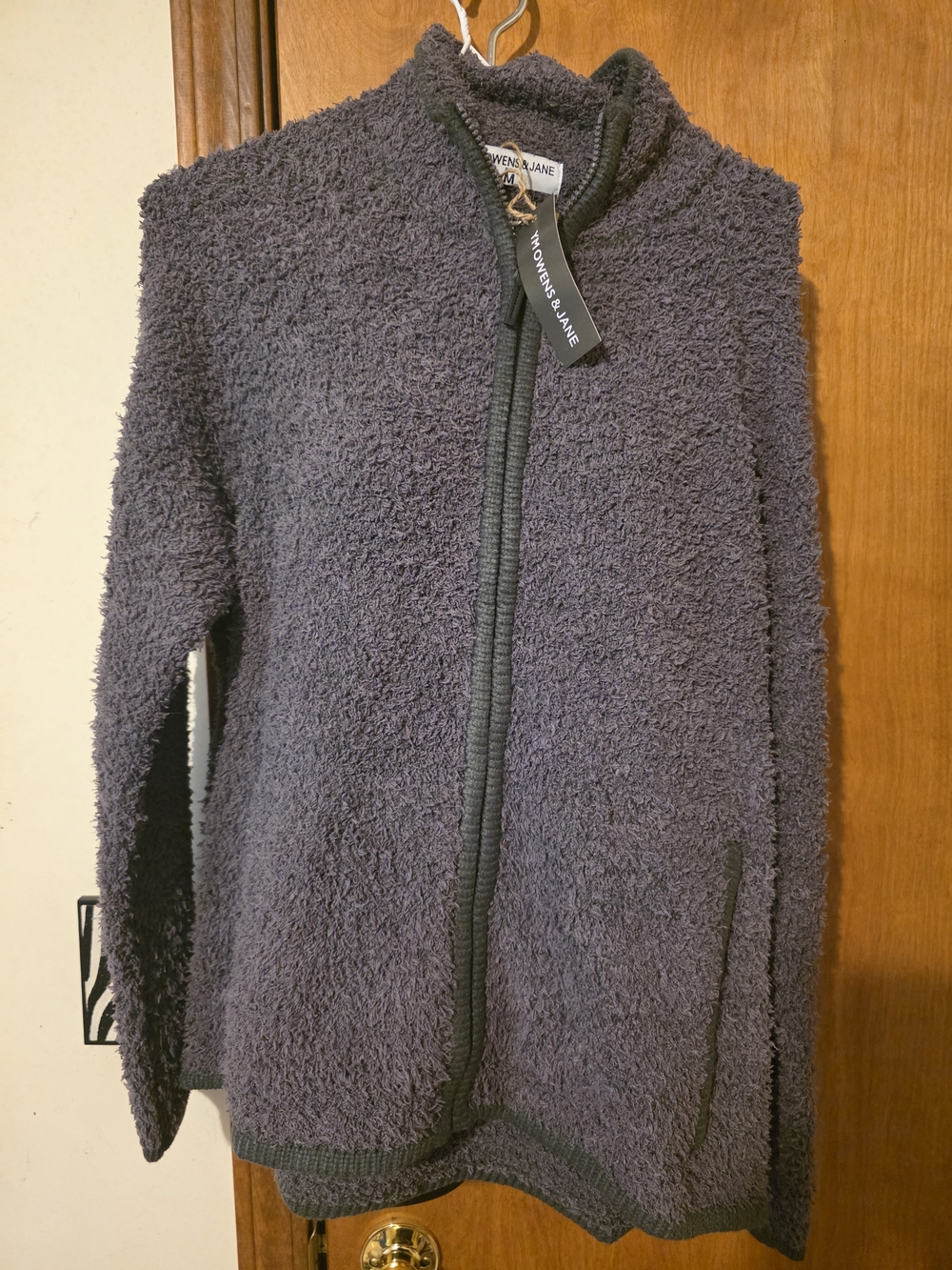 Women's Teddy Jacket - Navy -